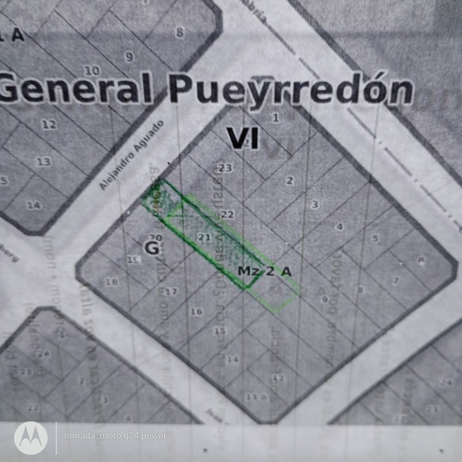 VENTA TERRENO DE 454M2 AGUADO ENTRE GUTEMBERG Y CALABRIA 