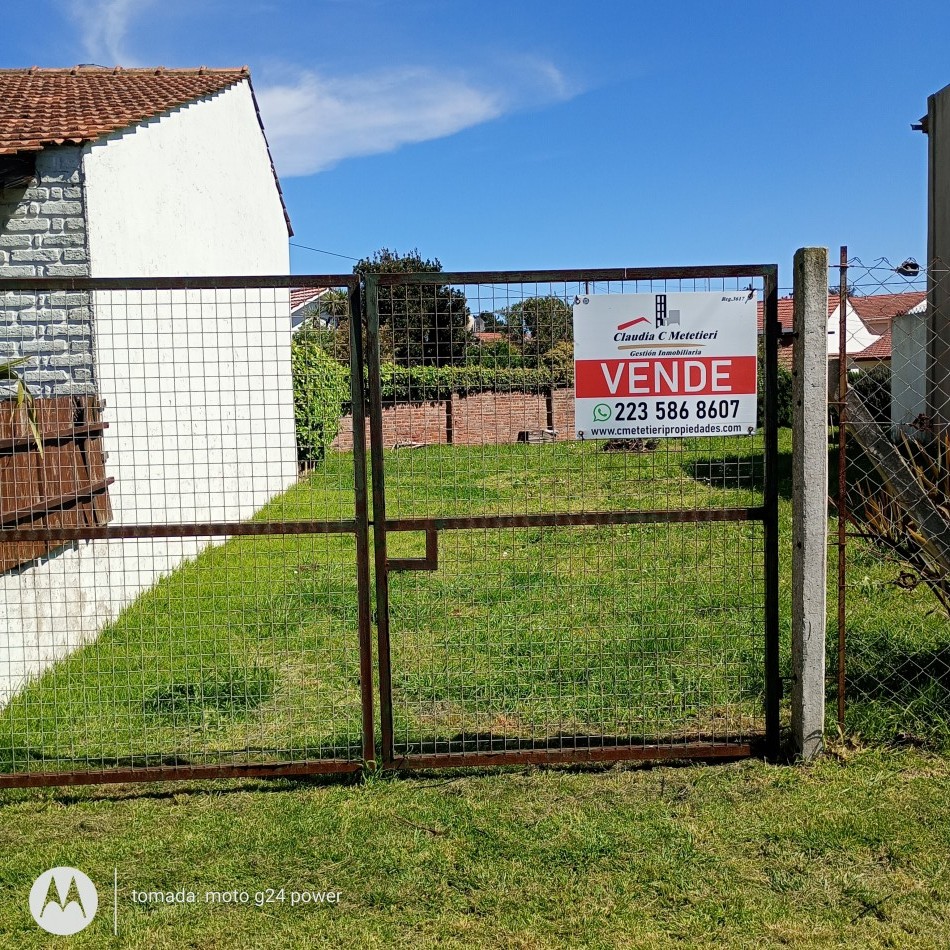 VENTA TERRENO EN EL FARO A CUADRA DEL MAR SOBRE DIAGONAL V.SARSFIELD